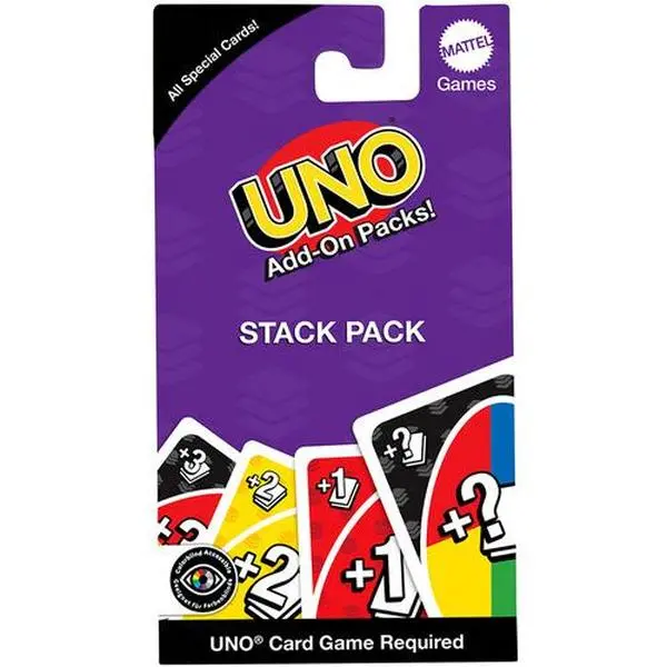 UNO Stack Pack Add-On  [COLLECTIBLES] Card Game, Table Top Game