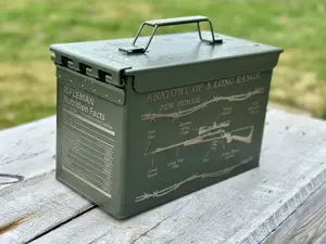 Personalized Laser-Engraved 50 Cal Ammo Can – The Ultimate Groomsman Gift