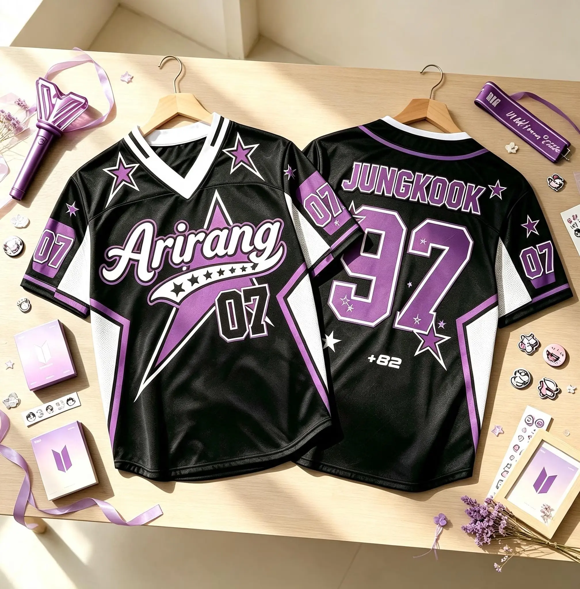 Personalized Kpop Arirang World Tour 2026 Jersey, Custom Name Number Concert Shirt, Korean Pop Fan Outfit, Music Tour Sportswear