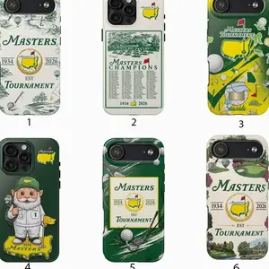 Master Tournament 2026 Golf Phone Case for iPhone, for Samsung, Phone Accessories Compatible with iPhone X, 11, 12, 13, 14, 15, 16, 17 Series & Galaxy Series