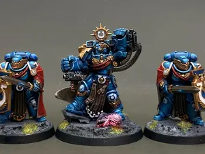 Ultramarines Marneus Calgar With Victrix Honour Guard Pro Painted Space Marines Miniatures Commission