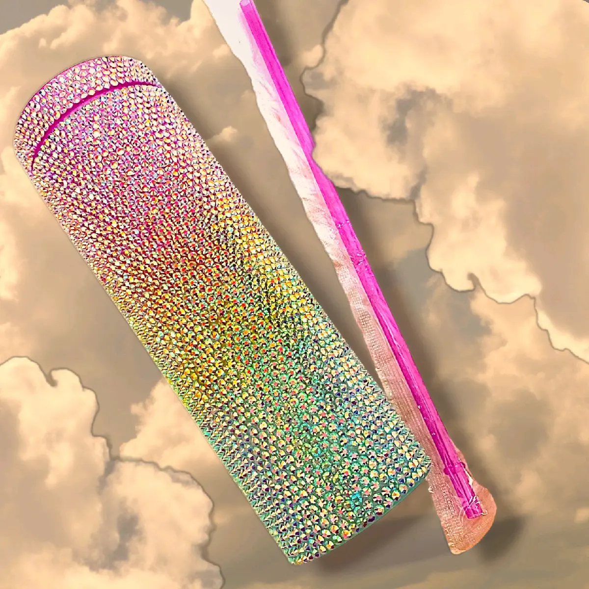 Kelly's Rainbow In The Sky Edition Custom Drinkware - Washable Tear Tumbler Cup Portable Reusable Mug Bottled Birthday - Perfect for Birthday Gifts