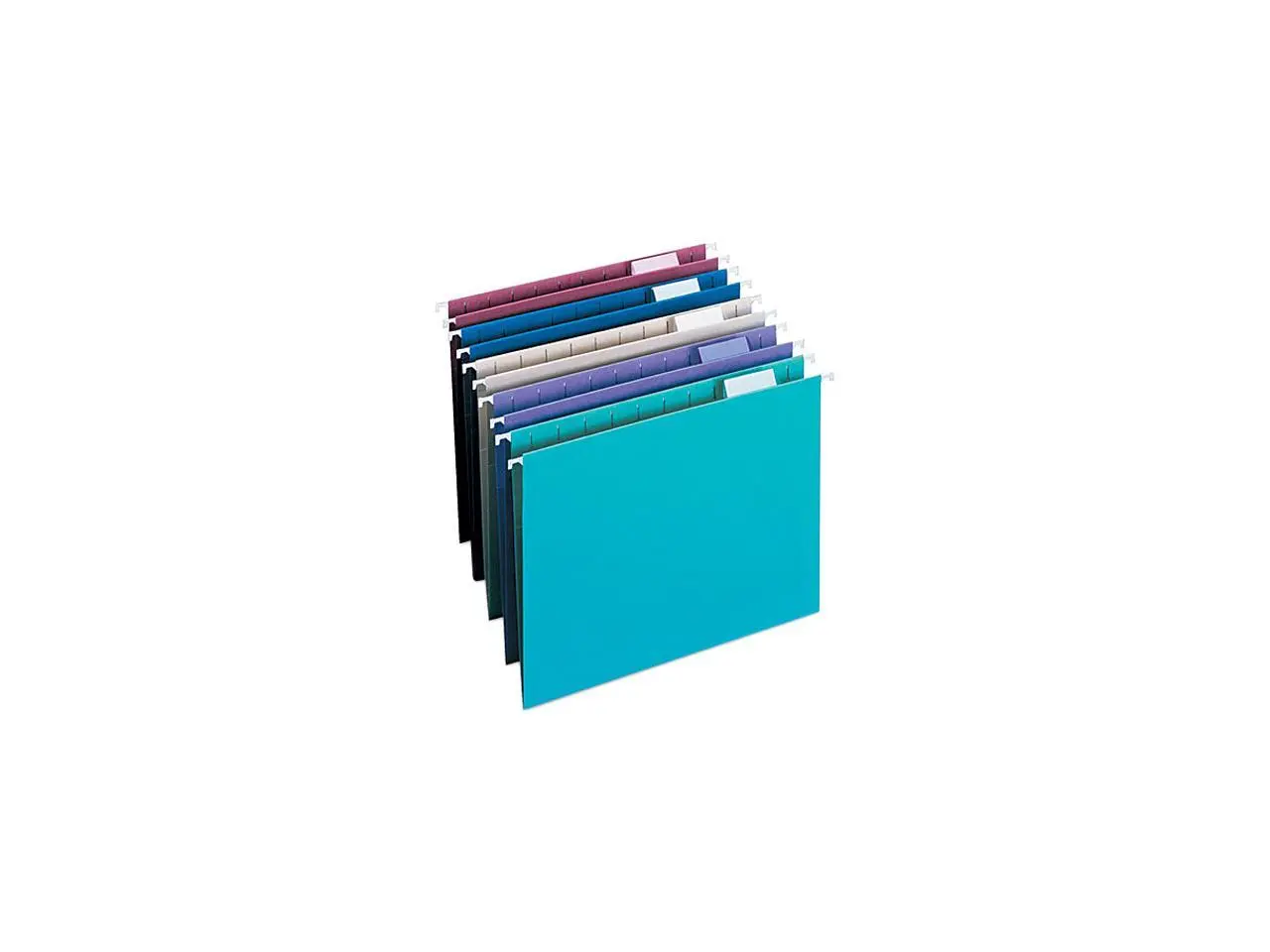Smead 64056 Designer Assortment Hanging Folders, 1/5 Tab, 11 Point Stock, Letter, 25/Box