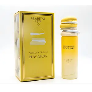 Arabiyat Sugar Vanilla Cream Macaron Eau De Parfum 3.4fl.oz - Rich Sweet Banana & Chantilly Cream Fragrance