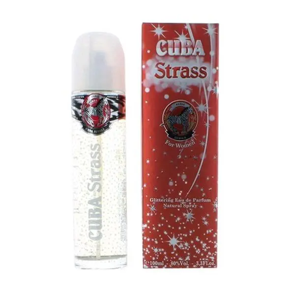 Cuba Jungle Zebra by Cuba, 3.4 oz Glittering EDP Spray for Women, Glitter Bottle Women's Fragrance, Spicy Women's Fragrance