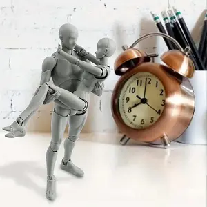 Action Figure Body-Kun & Body-Chan DX PVC Model Articulating Figurines, 1 Count Creative Desktop Decoration, Perfect Gift for Artists and Collectors