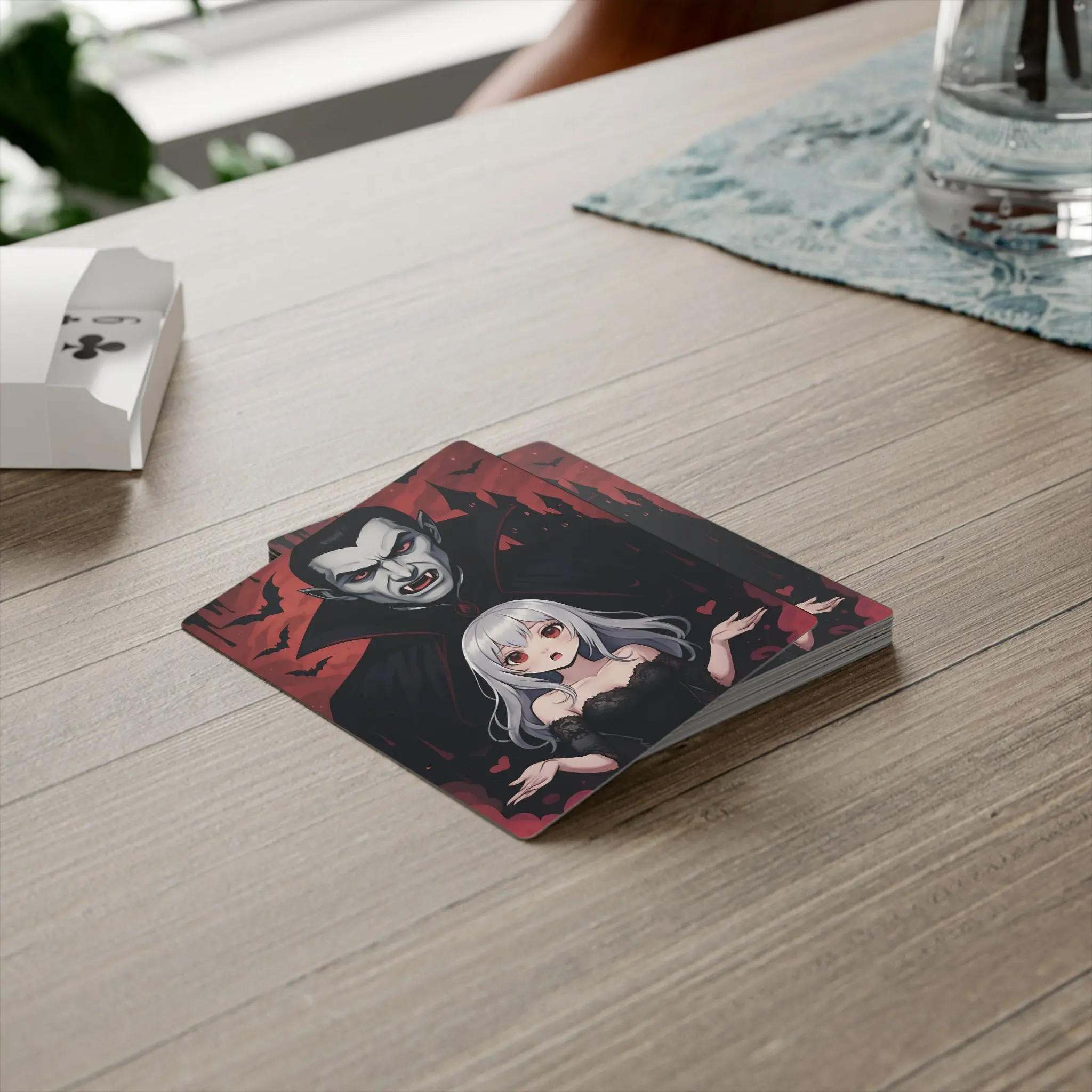 Vampire-Themed Poker Cards, Unique Card Game Gift, Halloween Decor, Party Games, Collectible Playing Cards