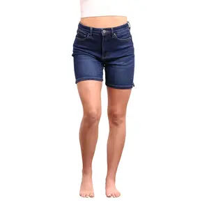 The Marlo by Ava Lane High-Rise Tummy Control Denim Shorts
