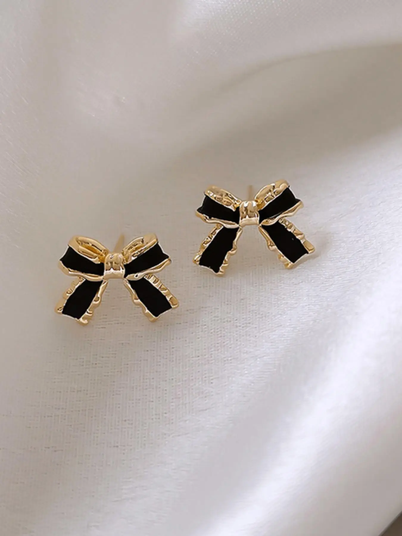 Cute Bow Decor Stud Earrings for Women, Gifts for Her, Minimalist Elegant Stud Earrings, Fashionable Ear Studs Jewelry, Elegant All-match Fashion High