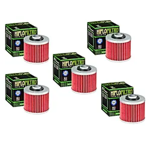 Hiflofiltro Oil Filter 5 Pack HF145 Yamaha XT250 XV250 XV500 XV535 XV700 XVS1100