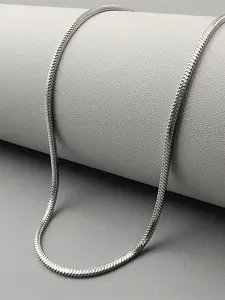 Elegant Silver Color Snake Chain Necklace, Timeless Style for Every Occasion, Perfect Accessory for All Events, Chic Jewelry Piece