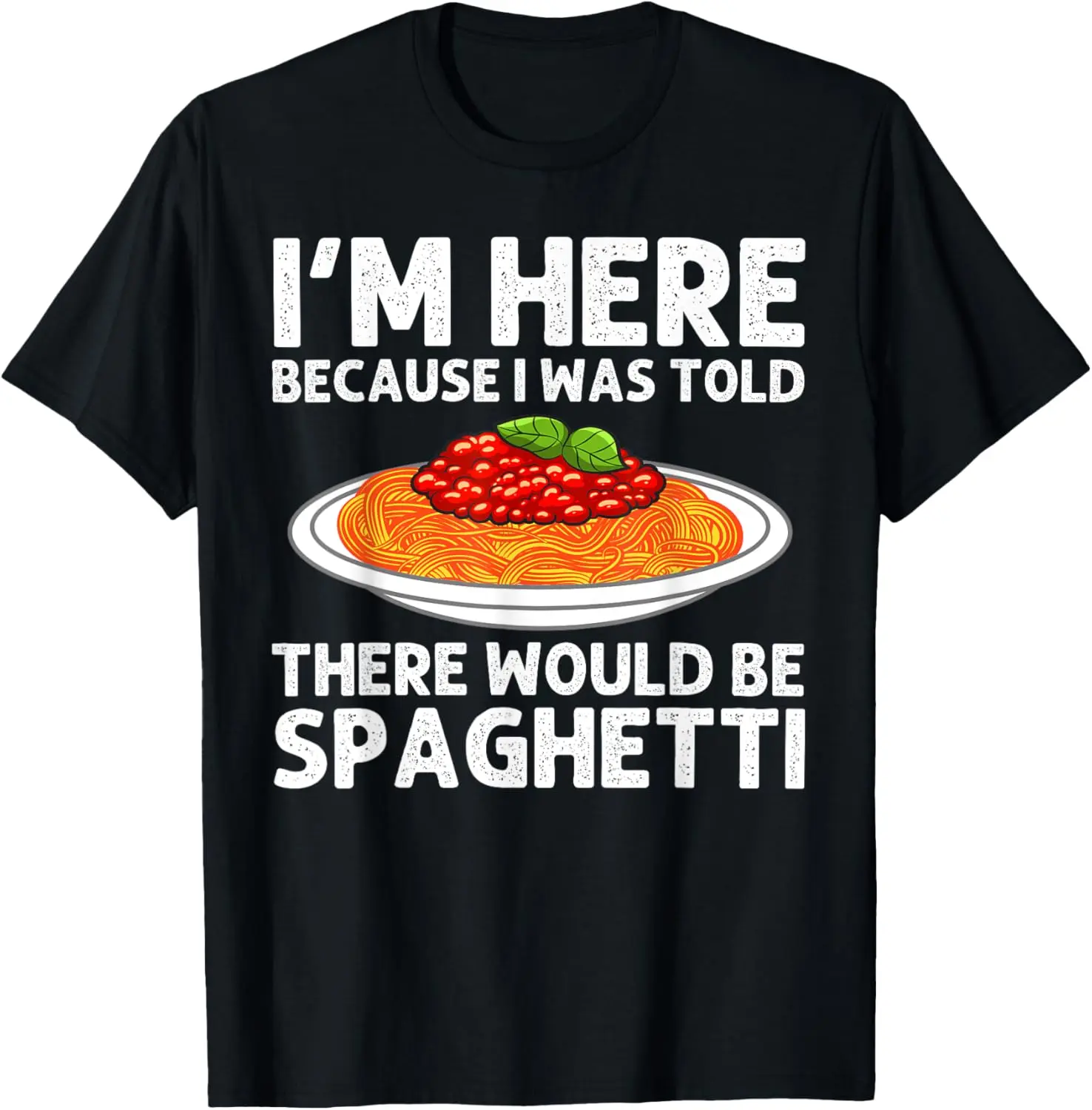 100% Cotton Best Spaghetti Novelty for Men Women Pasta Lovers Spaghetti T-Shirt