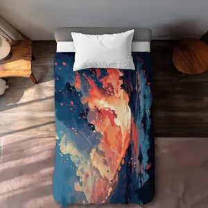 MWW C1DCTXLWVDJZKA Coral Lengthened Twin Size Extra Long Duvet Cover - Decorative, Comfortable Home Decor Essential for Bedding & Linens, Decorative Duvet Covers, Comfortable Duvet Covers