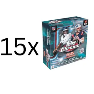 Break #1549-15 Box Break: 15x 2025 Topps Chrome Megas