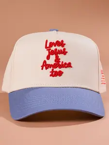 Loves Jesus & America Too Trucker Hat
