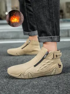 mens boots work boots for fall 2025, winter snow boots Loafer shoes for men's plus size 8-13 boots with zipper men's footwear cowboy boots, Ankle cowboy boots, brown boots, chelsea boots, motorbike boots