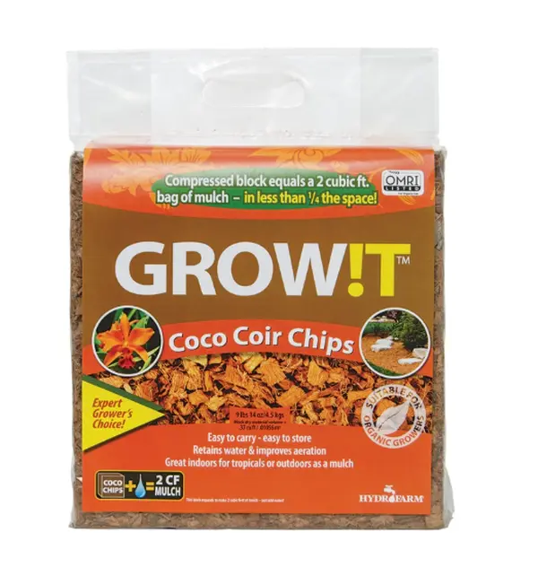 47  GROW!T Coco Coir Planting Chips, Block