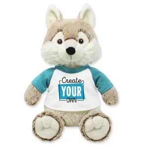 9" Create Your Own Coyote Plushie – Personalized Stuffed Animal