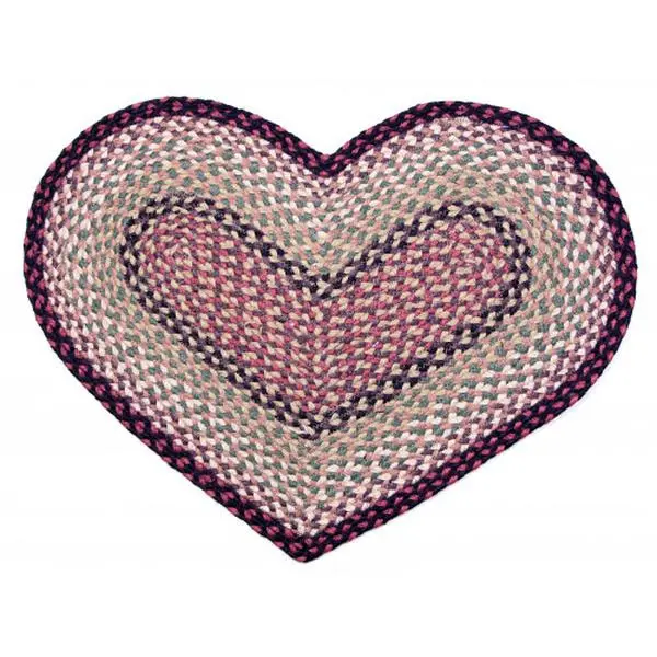 Braided Heart Rug