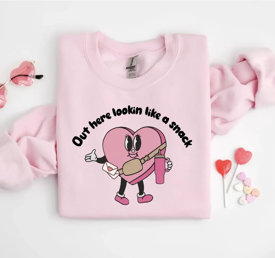 Boojee Out Here Lookin Like A Snack Shirt, Valentines Boojee Sweatshirt, Hoodie, T Shirt