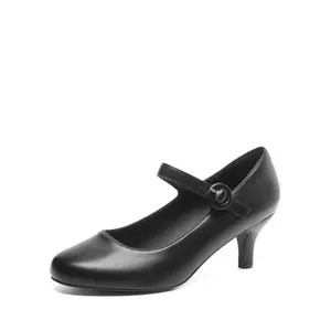 Dream Pairs Women's Low Kitten Heel Mary Jane Pumps