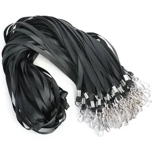 50 Pack 18" Safety ID Badge Lanyards with Swivel Hook for ID Badges Keys and Daily Use