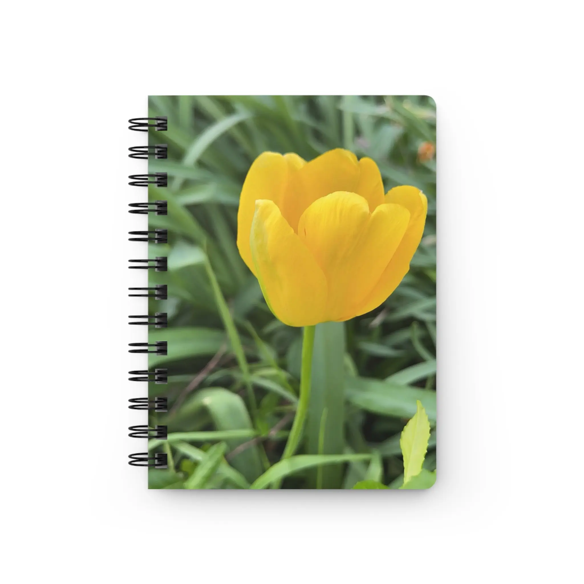 Yellow Tulip Spiral Notebook