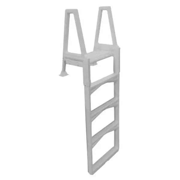 Confer Plastics Deluxe Heavy-Duty Plastic In-pool Ladder, Beige Swimming Pool Accessory for Aquatic Fitness, Swimming Pool Accessories