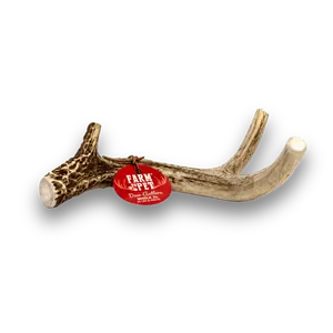 Farm to Pet Deer Antler Dog Chews Organic Chew for Large Dogs Natural Whole Antlers for Teeth Cleaning & Health Support