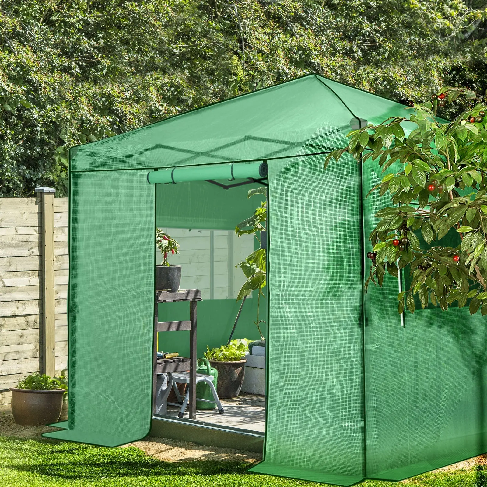 8x8 Easy Setup Pop Up Greenhouse