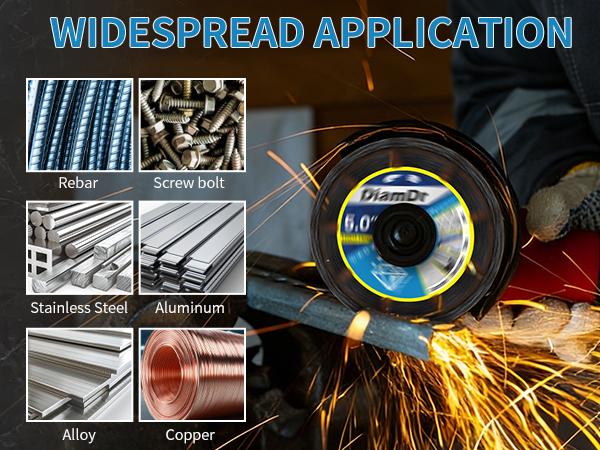 5 Inch Cutting Iron King Diamond Saw Blade for Heavy Duty Metal Cutting Angle Grinder