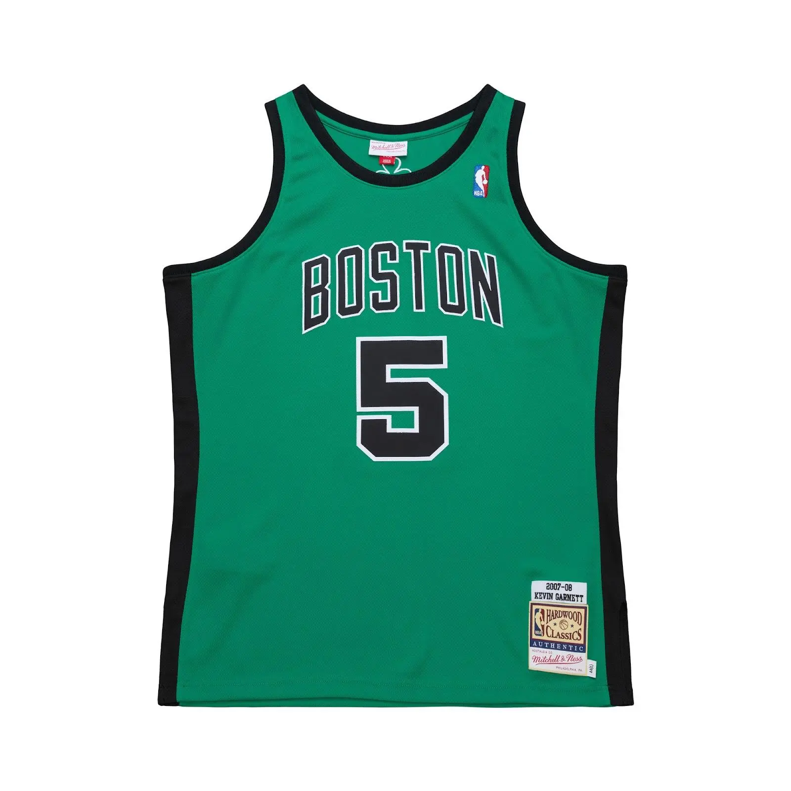 Kevin Garnett Boston Celtics 2007-08 Kelly Green Authentic Jersey NBA Throwback Basketball Hardwood Classics Fan Gear Mitchell & Ness