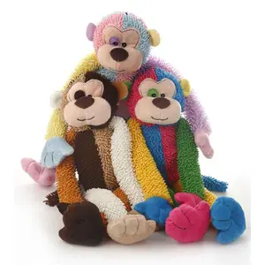 212 MAIN Multicolor Monkey Shape Pet Toy, Cat Accessory from Multipet International Multi Crew Collection