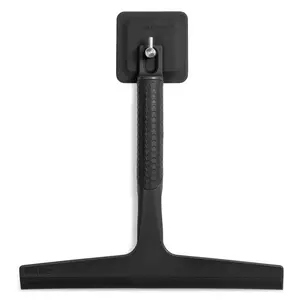 TOOLETRIES The Squeegee & Hook - All Purpose Shower Squeegee for Glass Doors, Silicone Grip, Bathroom Cleaner Tool Household Window Mirror Squeegee, Bathroom Accessories & Cleaning Supplies - 10 Inch