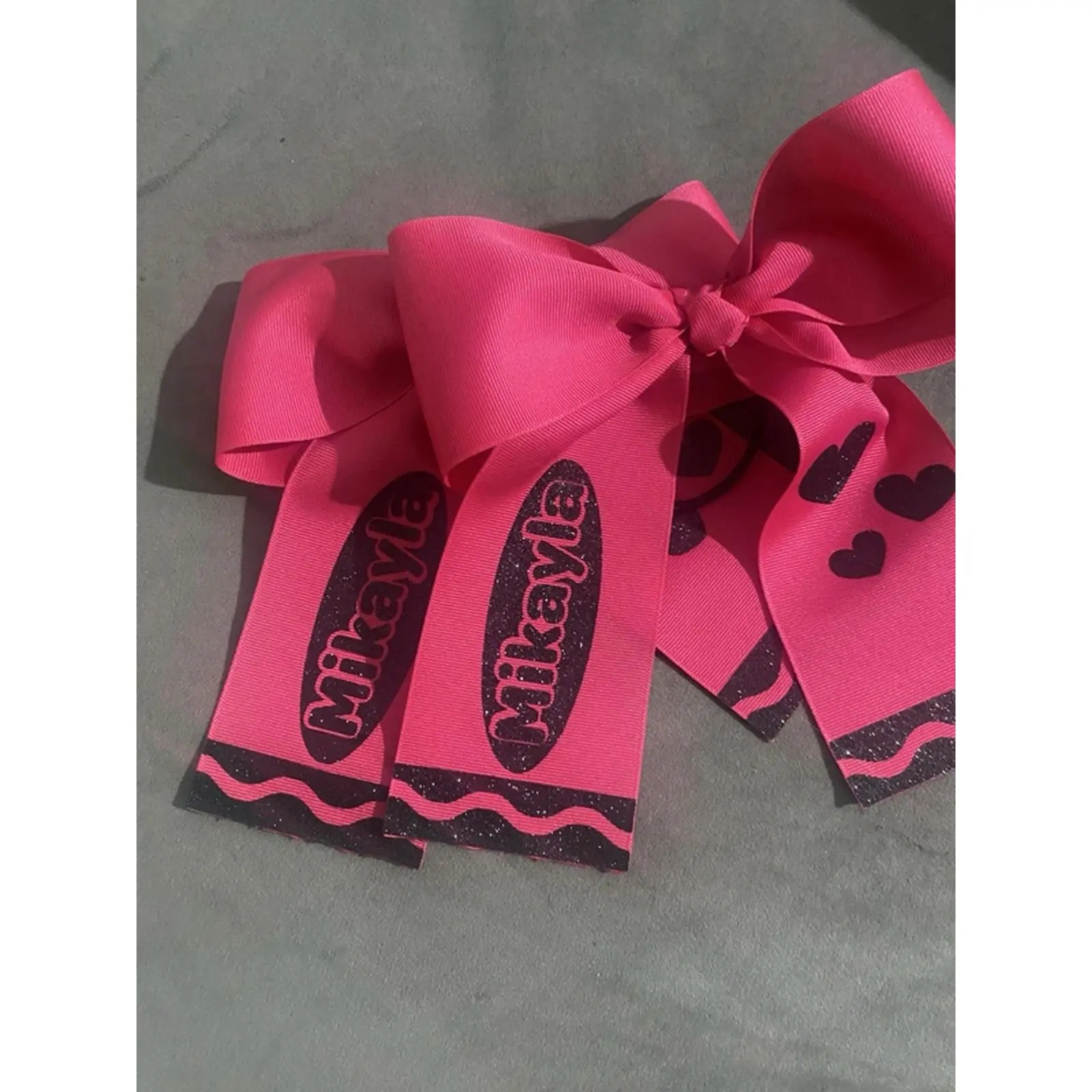 Personalized Hair Bows - Back To School Ready