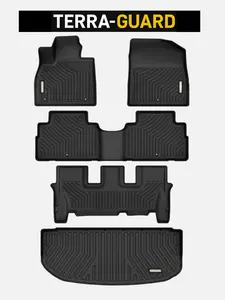 TerraGuard Floor Mats for 2020-2025 Hyundai Palisade 3 Rows & Cargo Liner All Weather