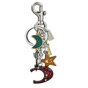 Star Moon Alphabet Keychain, Keychain for Bags, Cute Bag Charm, Purse Accessories for Women