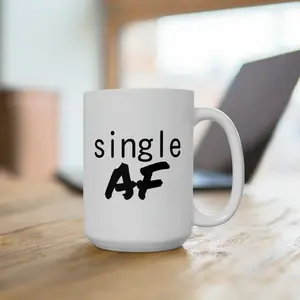 Single AF, Ceramic Mug, 15oz