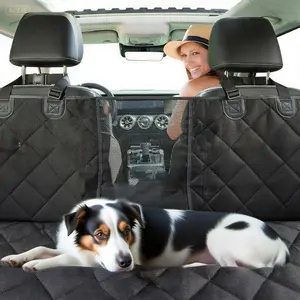 Dog Car Hammock, Waterproof & Scratch Proof, Back Seat Extender, Non-Slip Dog Car Seat Protector for Small Trucks and SUVs