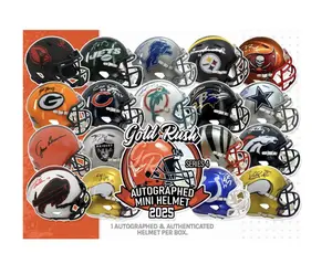 2025 Gold Rush Autographed Mini Helmet Football Edition Series 4