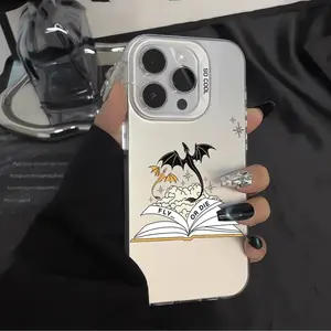 Dragon F-Fourth Wings New Phone Case  for iPhone 17, 16, 15, 14, 13, 12, 11 Protection Durable Hard Cover, Book Lover Phone case