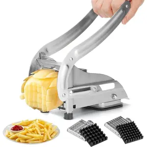 French Fry Cutter Stainless Steel Vegetable Potato Slicer Dicer Chopper NEW