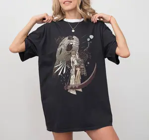 [Sale up to 30%] Soul Eater Shirt, Maka Albarn Unisex T-Shirt, Vintage Anime Soul Tee, Death the Kid, Black Star, Tsubaki, Gift for Him, Cool Anime Gift, Scythe Girl Shirt