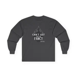 Can't Get Full on Fancy Long Sleeve Tee - Adult Unisex Classic Fit