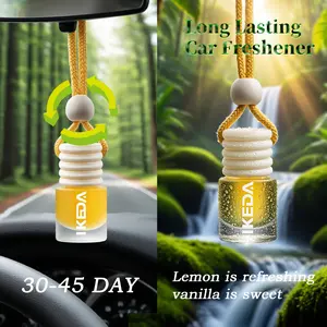 lkeda scents Car Air Freshener 4ml Long-Lasting 45-Day Fragrance Hanging Diffuser Bottles for Car & Home Deodorizer 2pcs