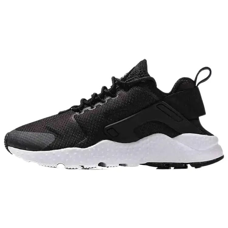 Women's Nike Air Huarache Run Ultra 'Black' Running Sneakers - Rubber, Synthetic, Mesh Build, Lightweight, Modern Style for Everyday Wear with Traction Grip