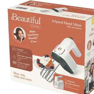 Beautiful 6-Speed Electric Hand Mixer.