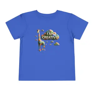 Giraffe |  I AM CREATIVE | Toddler Graphic Tees | #68-d2-T
