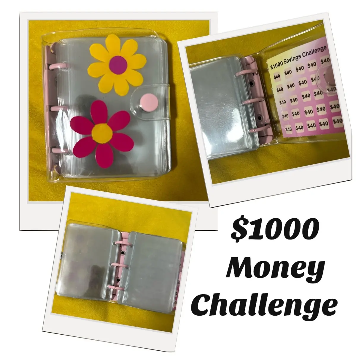 $1000 Money Challenge Binder