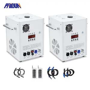 PAIDUN 2PCS 850W White Cold Spark Machine Firework Stage Effect DMX Remote Wedding Event DJ Disco Show Party